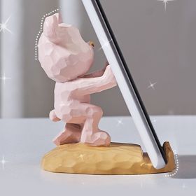 Pink Cute Bear Mobile Phone Holder