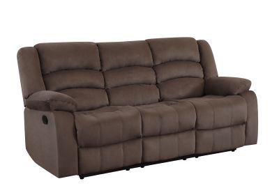 Global Transitional Microfiber Fabric Upholstered Sofa