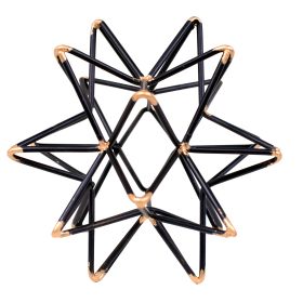 Black and Gold Star Decoration