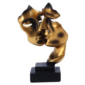 Silence is Gold Abstract Art Figurine