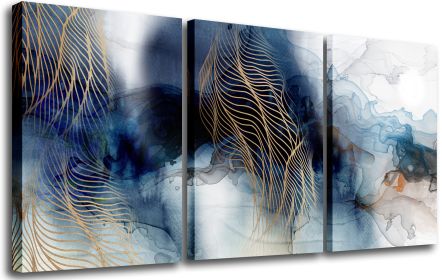 Abstract Blue Wall Art